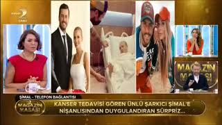 Kanser Tedavisi Gören Ünlü Şarkıcı Şimal Ve Nişanlısı Necati Arıcı