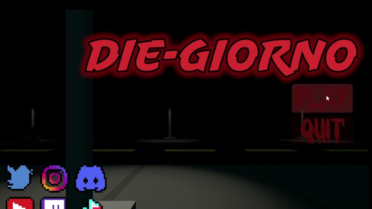 Die-Giorno is a comedy (horror?) game.....All Endings
