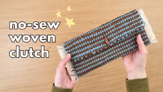 No-sew Woven Pouch Tutorial! (with Pick & Pick Pattern)