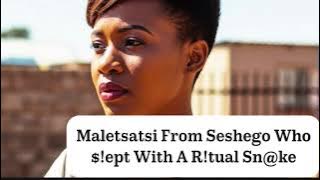 Maletsatsi From Seshego Who$!ept With A R!tual Sn@ke