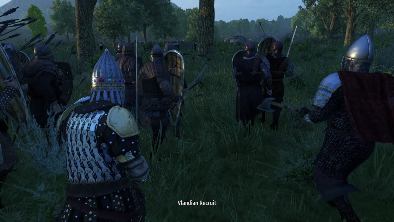 Mount and Blade 2 Bannerlord. Cintematic battle NO HUD