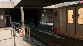 Départ station Ribaucourt Métro MX Sur Ligne 2/6 STIB-MIVB 🚇🚇 4K