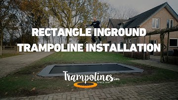 Rectangle Avyna Pro-Line 10x17 Inground Trampoline Installation - GEN 1