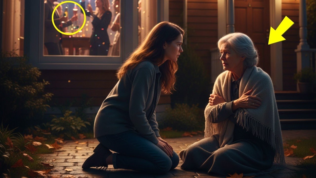 Neta Encontra a Avó Congelando Fora De Casa Enquanto a Família Festejava