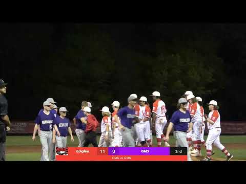 Douglas vs Geraldine Middle Schools Baseball 4/10/23