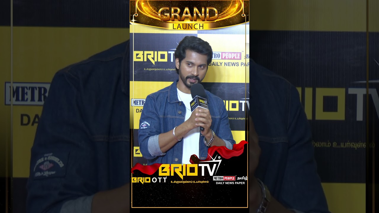 Actor Munna’s Stunning Entry at Brio TV Launch turned all the heads🔥