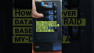 How to recover data from a RAID system based on My-Ditto network-attached storage #shorts #short