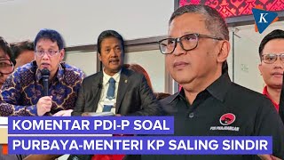 Purbaya Dan Menteri Kp Trenggono Saling Sindir, Pdi-P Beri Komentar