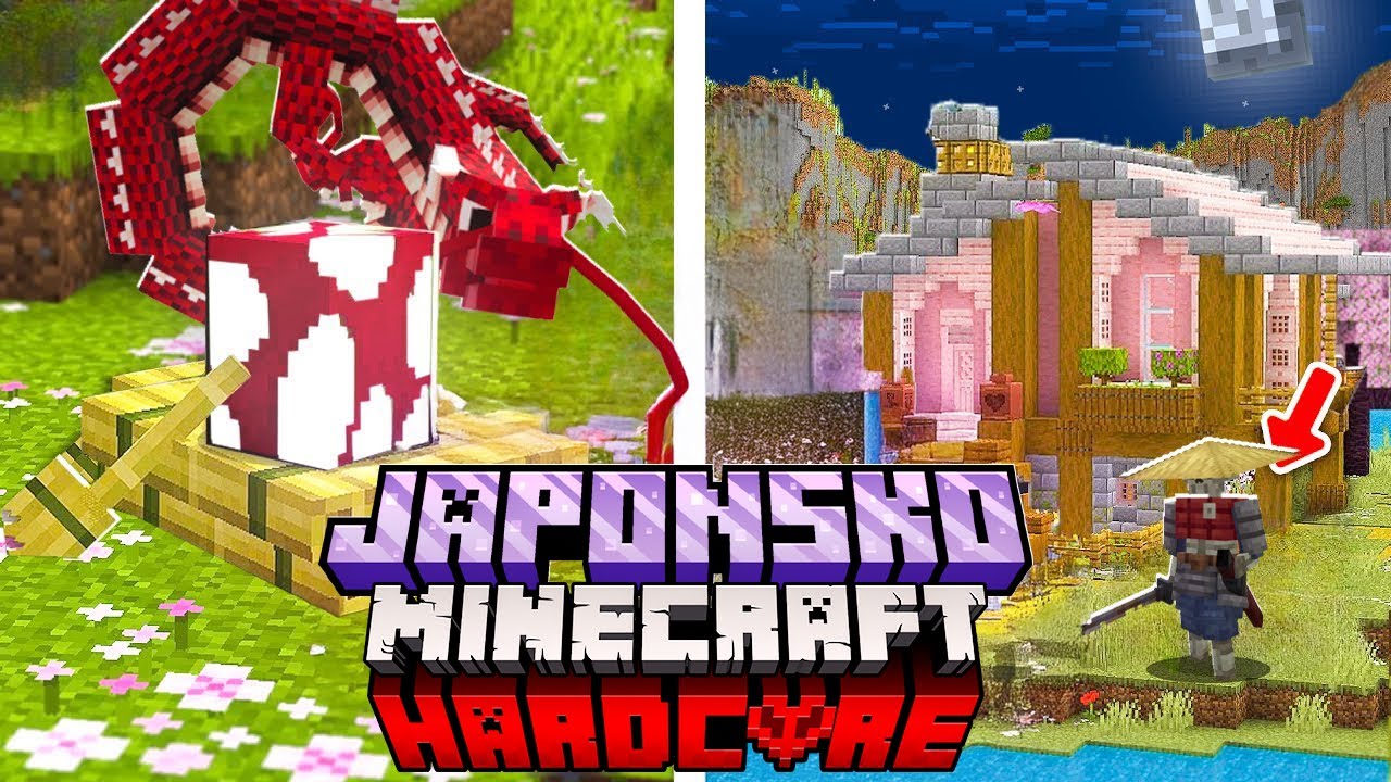 Přežil jsem 100 DNÍ v JAPONSKU! / Minecraft Hardcore