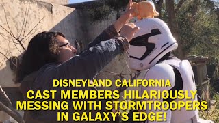 Cast Members Hilariously Mess With Stormtroopers at Disneyland: How Did They React?! #disney