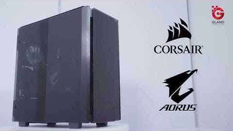 Corsair Hydro X Series with Z490 10th Gen Custom Water Cooled | Gland Channel