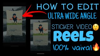 How to edit Ultra wide Angle Sticker video🔥🔥|VN & PREQUEL | Reels Vairal 100 %🔥🔥🔥#Trending screenshot 5