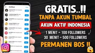 Cara Menambah Followers Instagram Gratis Indonesia Aktif Permanen 2026