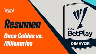 Once Caldas vs. Millonarios (highlights and goals) | Liga BetPlay Dimayor 2024-2 | Matchday 9