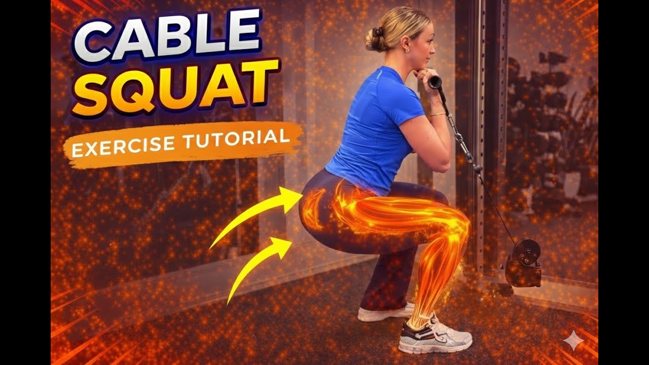 How to Cable Squat: Are Cable Squats Effective for Glutes & Legs? - YouTube