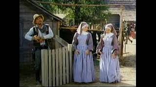 Gunsmoke  Festus Hits His Thumb With A Hammer In Front Of A Couple Of Nuns