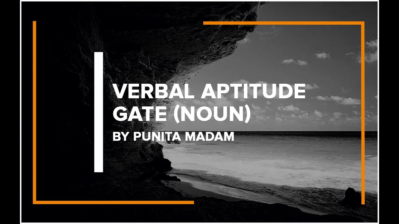 Verbal Aptitude GATE (Noun) By Punita Madam Verbal Ability Tips For GATE 2019 Exam YouTube
