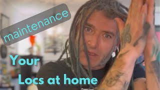 3 Easy at home Loc maintenance routines (No Tools) #locmaintenance #locstyles #loctician