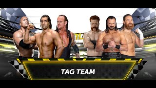 WWE2K24 | Great Khali , The Rock & Undertaker VS Drew Mcintyre , Sheamus & Sami Zayn Gameplay