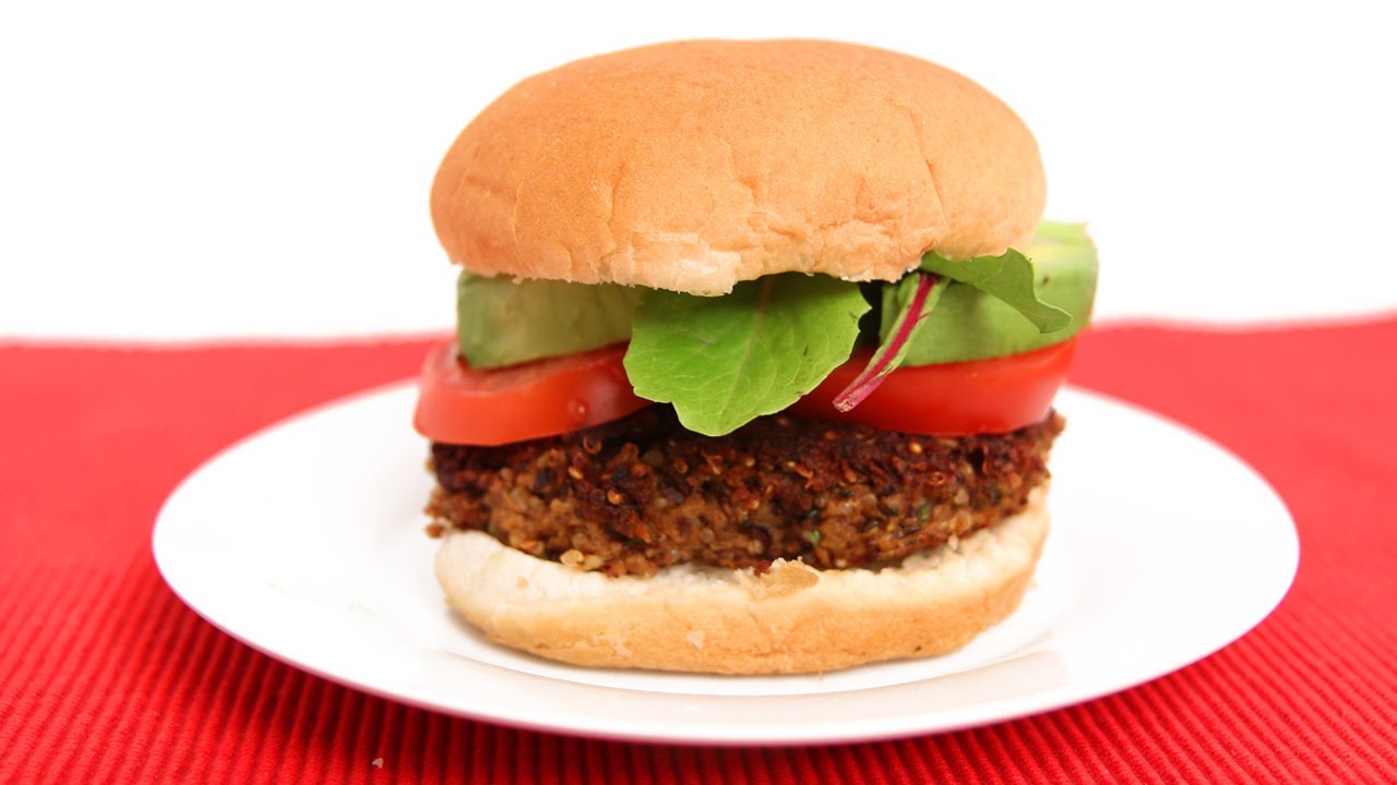 Homemade Veggie Burgers Recipe - Laura Vitale - Laura in the Kitchen Episode 619
