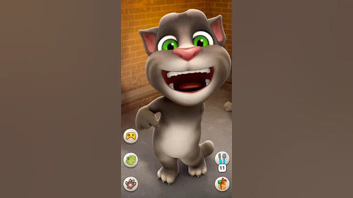 Video 11387101: talking tom cat funny