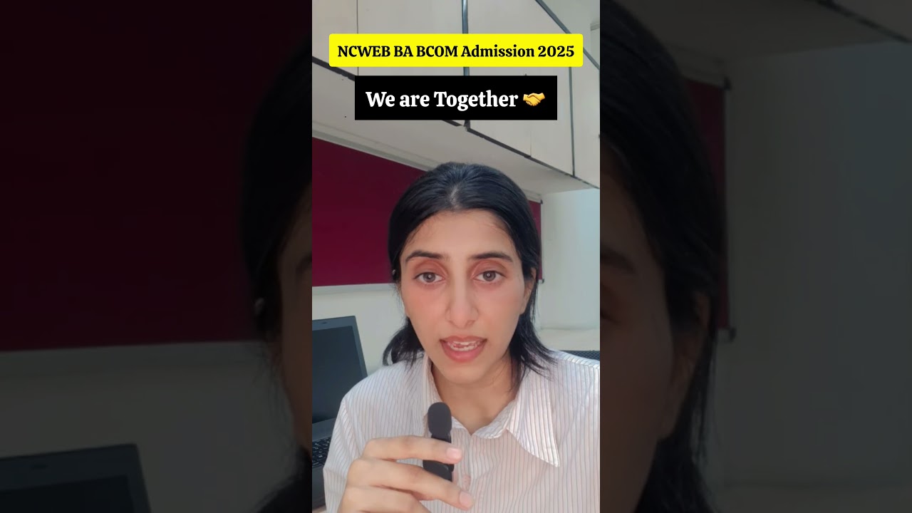 NCWEB - Apply Now))))))))) not showing, what's next ? BA B.COM Admission 2025