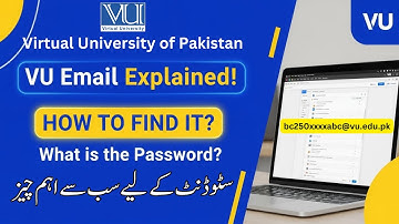 “𝙑𝙐 𝙀𝙢𝙖𝙞𝙡 𝙀𝙭𝙥𝙡𝙖𝙞𝙣𝙚𝙙: 𝙃𝙤𝙬 𝙩𝙤 𝙁𝙞𝙣𝙙 𝙄𝙩 & 𝙒𝙝𝙖𝙩’𝙨 𝙩𝙝𝙚 𝙋𝙖𝙨𝙨𝙬𝙤𝙧𝙙?”  | 𝙄𝙢𝙥𝙤𝙧𝙩𝙖𝙣𝙩 𝙩𝙤𝙤𝙡  |  𝙑𝙞𝙧𝙩𝙪𝙖𝙡 𝙐𝙣𝙞𝙫𝙚𝙧𝙨𝙞𝙩𝙮