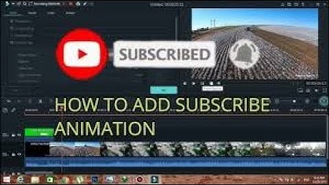 HOW TO APPLY ANIMATED SUBSCRIBE BUTTON IN FILMORA 9!