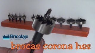 USOS para las BROCAS de CORONA HSS 👍😜 