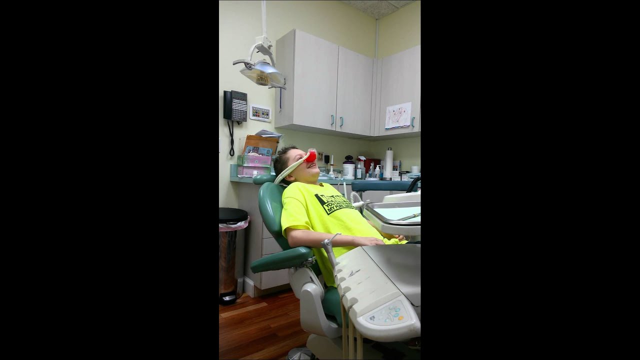 BOY on laughing gas at dentist HILARIOUS YouTube