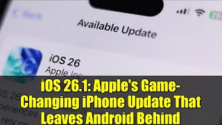 iOS 26.1: Apple's Game-Changing iPhone Update That Leaves Android Behind