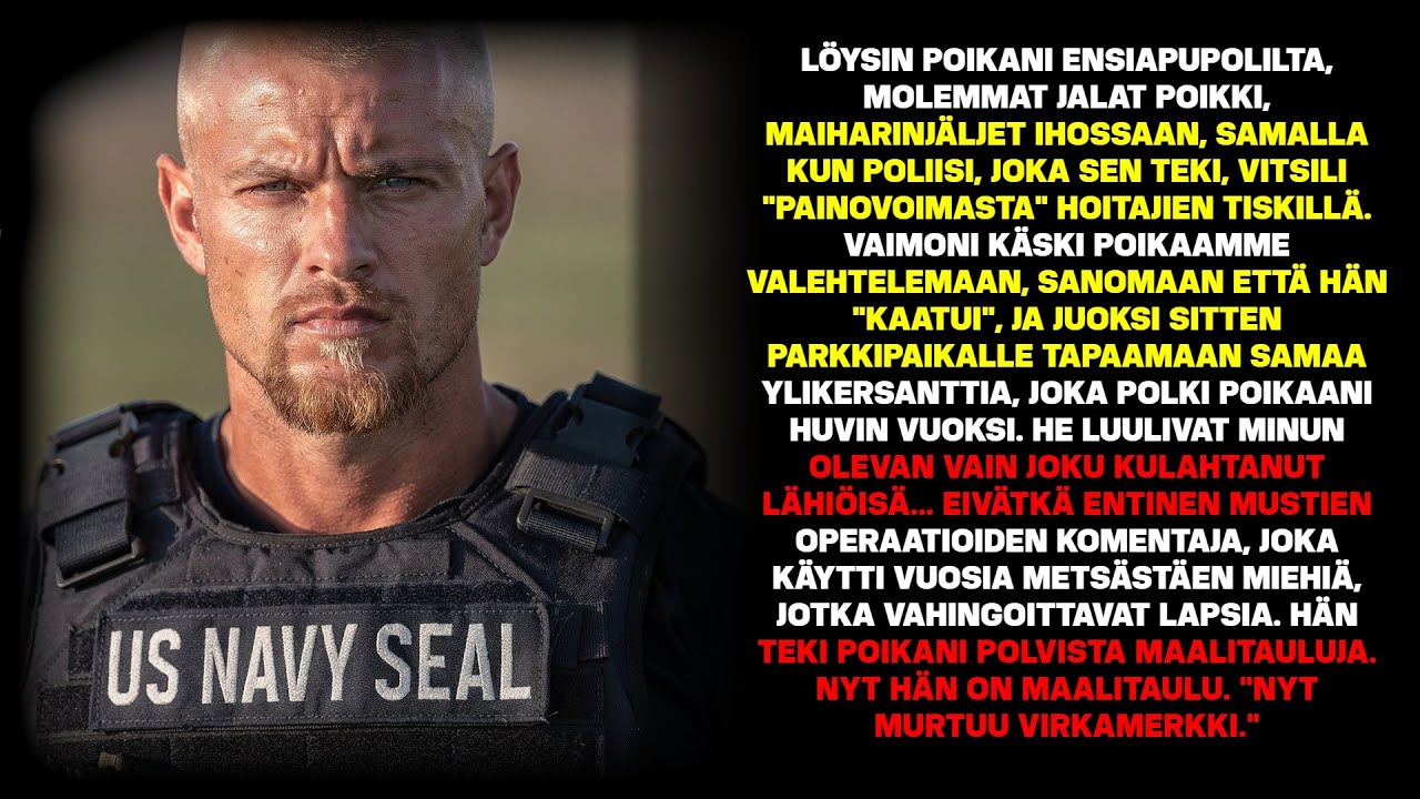 Korruptoitunut poliisi mursi poikani jalat huvikseen – Hän ei tiennyt minun johtavan mustaa yksikköä