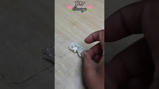 Are you a pearl jewellery lover?😍Yes or No?✨Pearl jewellery आवडतं का? #diy 🦪🤍#earrings #shortvideo 🪄