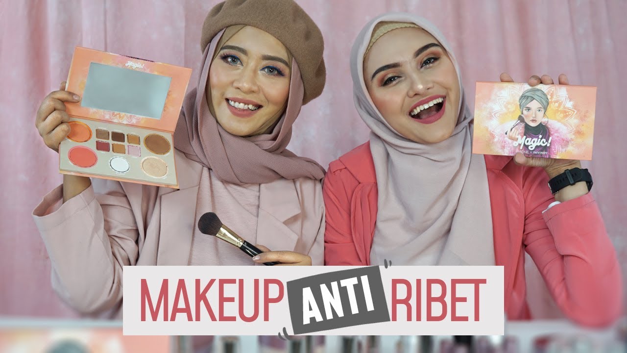 3 Looks 1 Pallete Makeup  Tutorial praktis buat  Ngantor 