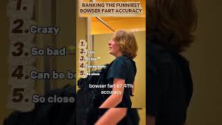 Ranking The Funniest Bowser Fart Accuracy