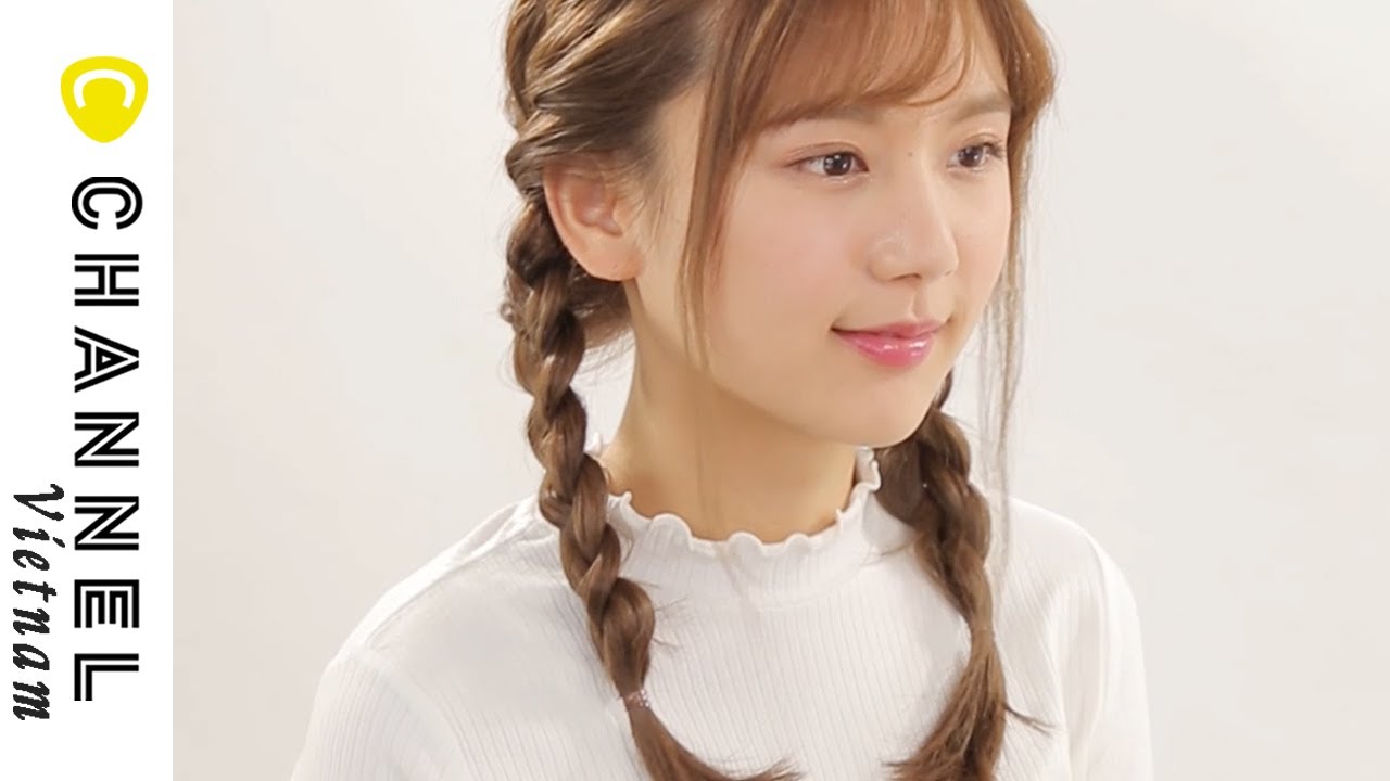Cách tết tóc 2 bên xinh xắn như con gái Hàn Quốc