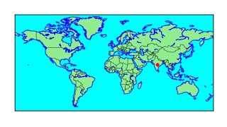 Country Map Viewer with Tkinter and Basemap