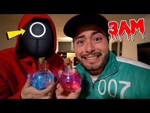 ORDERING SQUID GAME POTION FROM THE DARK WEB AT 3AM!! *IT ACTUALLY WORKED*