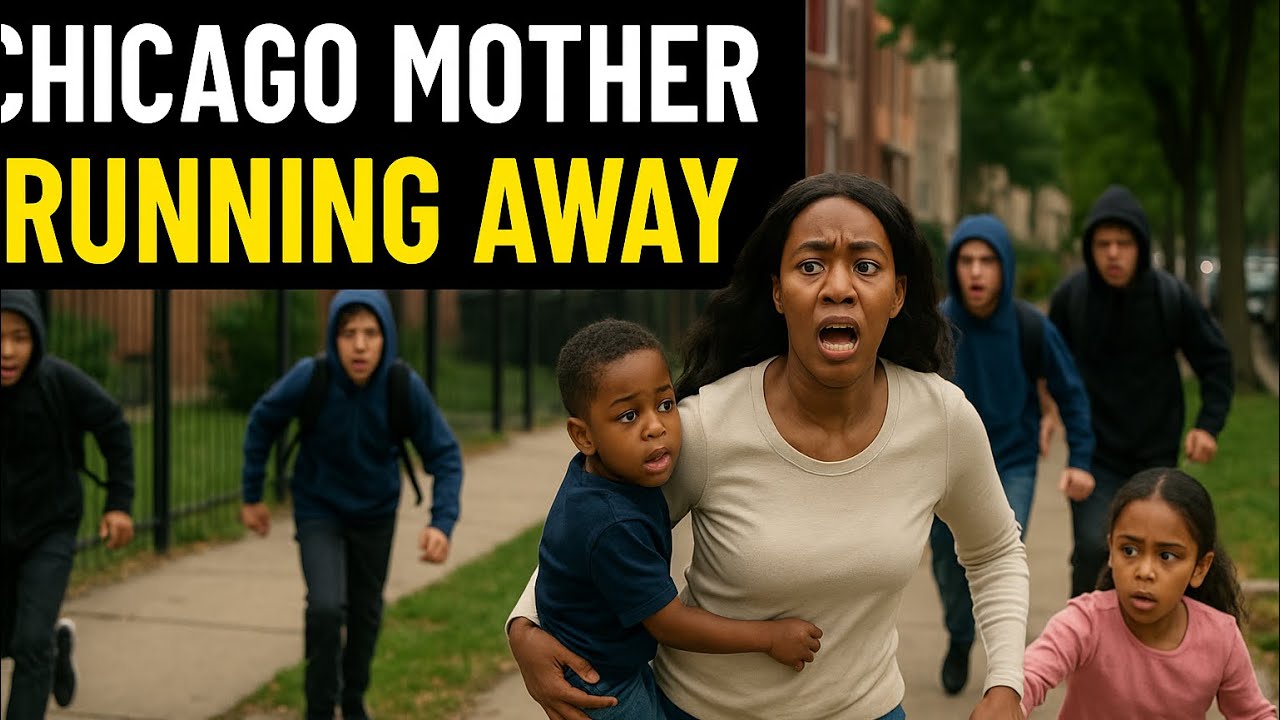 Chicago Mother B3atened by MIDDLE SCHOOLERS in front of her KIDS - YouTube