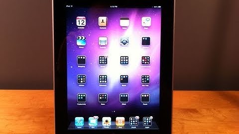 Apple iPad iOS 4.2 Walkthough