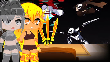 Mob Talker React to Underverse 0.7 Part 2: Fatal Error Vs Cross and Ink