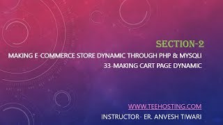 Celebrity 33 Making Cart Page Dynamic Multi Vendor E Commerce Website In PHP MySQLi Wealth