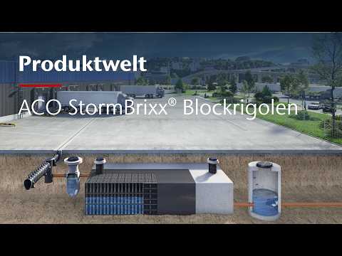 ACO StormBrixx® Blockrigolen – So funktioniert modernes Regenwassermanagement