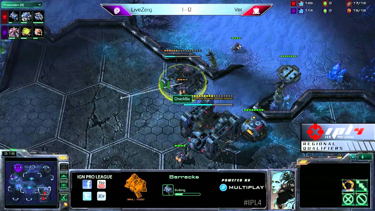IPL 4 - UK Qualifier #1 - Round of 32 - Livezerg vs Ver - Game 2 of 3
