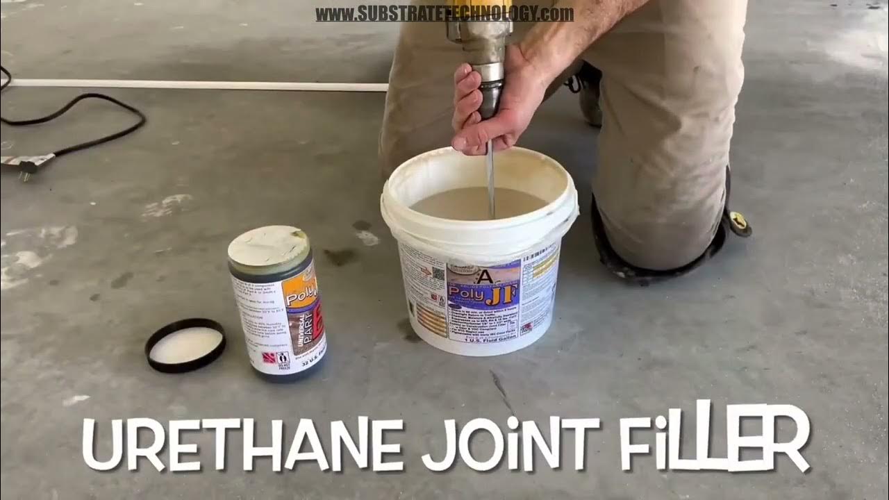 How To Filling Concrete Control Joints YouTube