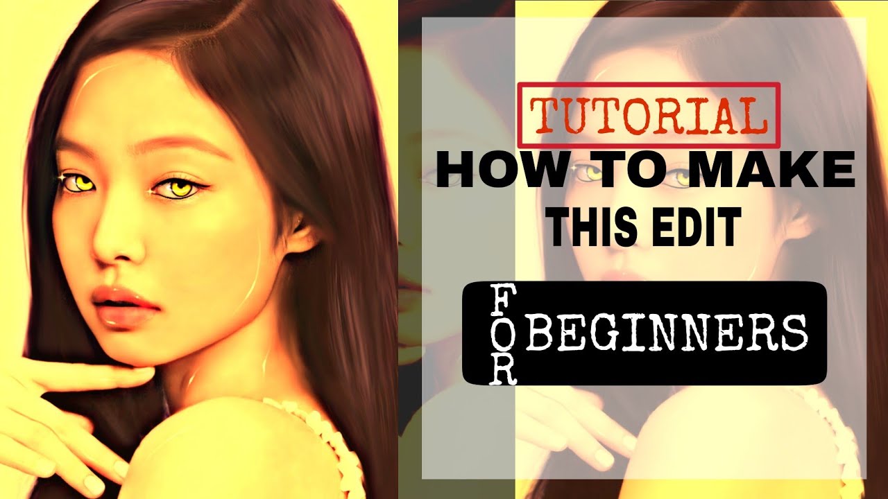Smudge edit tutorial ft Jennie from Blackpink | ibisPaint X | For ...