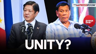 May Unity pa ba sa Marcos-Duterte tandem? | #PressOnePH