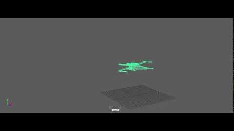 MAYA Animation: Landing Spaceship