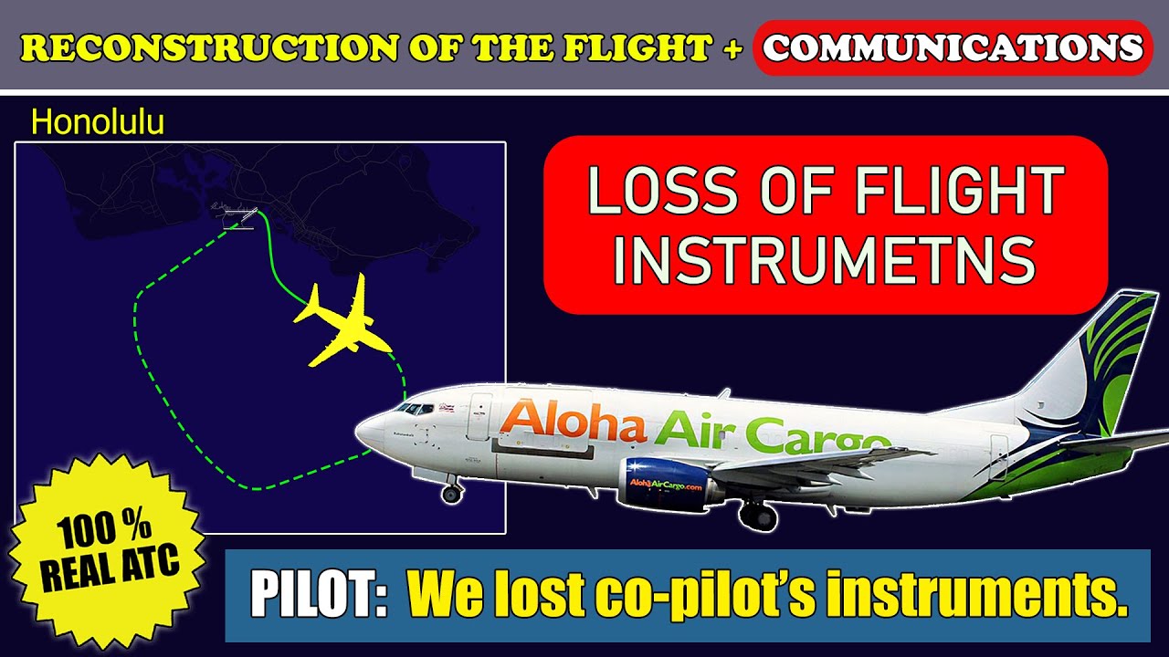Loss of primary flight instruments | Aloha Cargo Boeing 737-300 | Honolulu, ATC