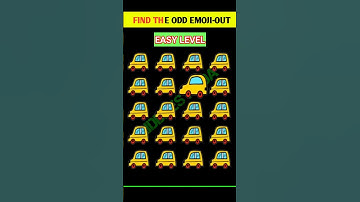 FIND THE ODD EMOJI OUT #10 | 🧐👀 #shorts #ytshorts #quiz
